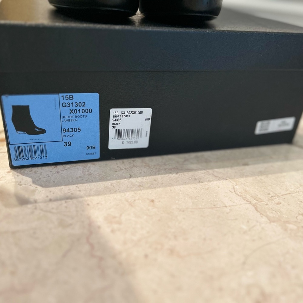 Authentic Chanel Black Lambskin Wedge Boots - Picture 10 of 10